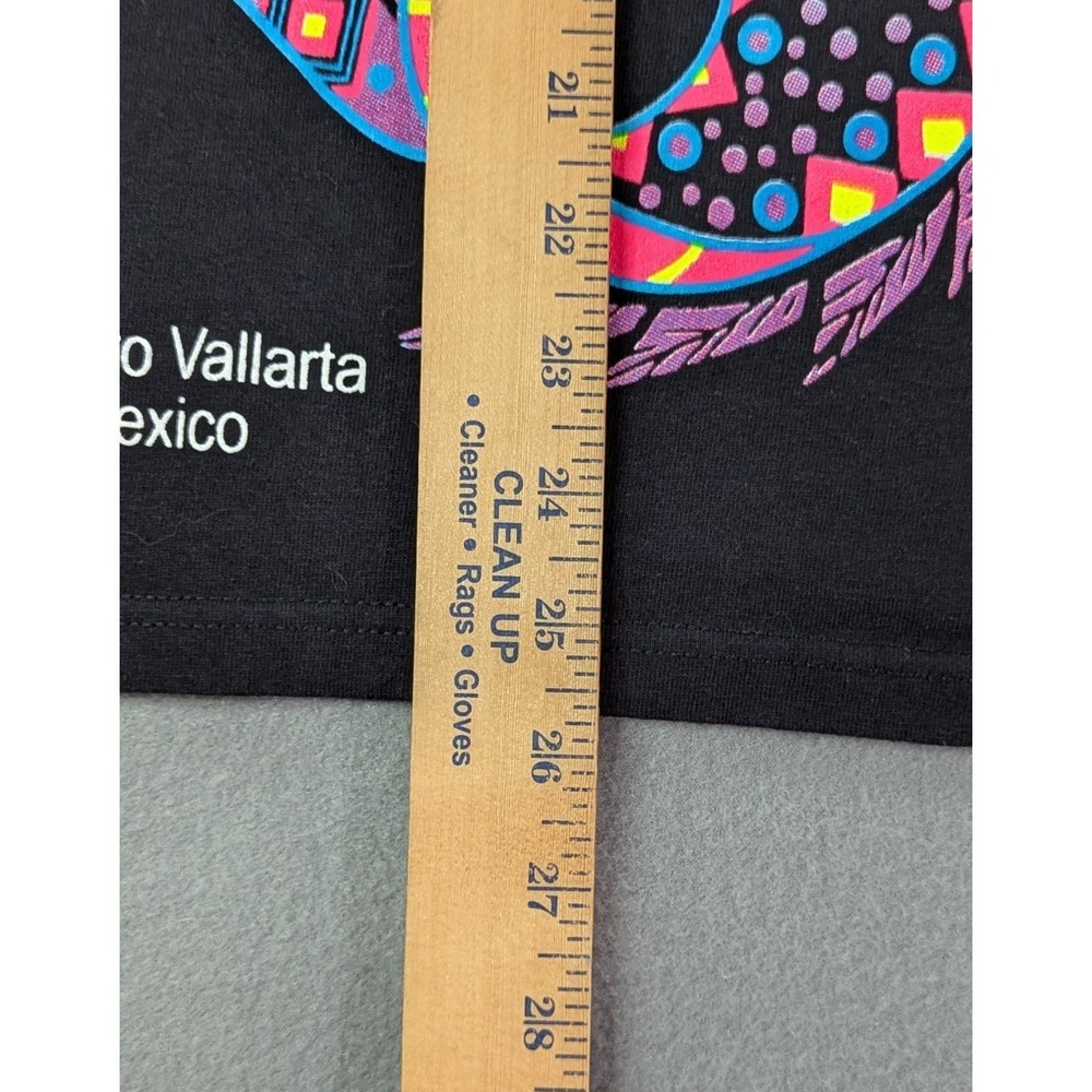 Arte Mexicano RL Unisex Puerto Vallarta Mexico Axolotl Graphic Shirt Small Black - Picture 9 of 9